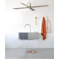 thumbnail image 2 of Lucci Air Climate 52" DC Ceiling Fan with Remote Control, Modern Brushed Chrome Ceiling Fan, Quiet High Airflow Fan, 2 of 7