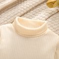 thumbnail image 3 of PatPat Toddler Girl c Ribbed Solid Color Long-sleeve Tee,Sizes 18M-6Y, 3 of 7