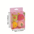 thumbnail image 2 of CHUANK 4pc Fruit Themed Makeup Sponge Set  Multi-Shape Beauty Blender  Dry & Wet Dual-Use  Soft Foundation Blenders, 2 of 4