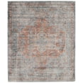 thumbnail image 1 of eCarpetGallery Traditional Living Room Area Rug, 6'7" x 9'10", Blue, Bahama Heriz, 1 of 9