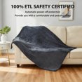 thumbnail image 7 of Dhole Electric Heated Blanket Twin - 62"x84" with 10 Heating Levels 10 Hours Auto Off Fast Heating Over-Heated Protection Ultra Soft Warm Flannel ETL Certified(Dark Gray), 7 of 7