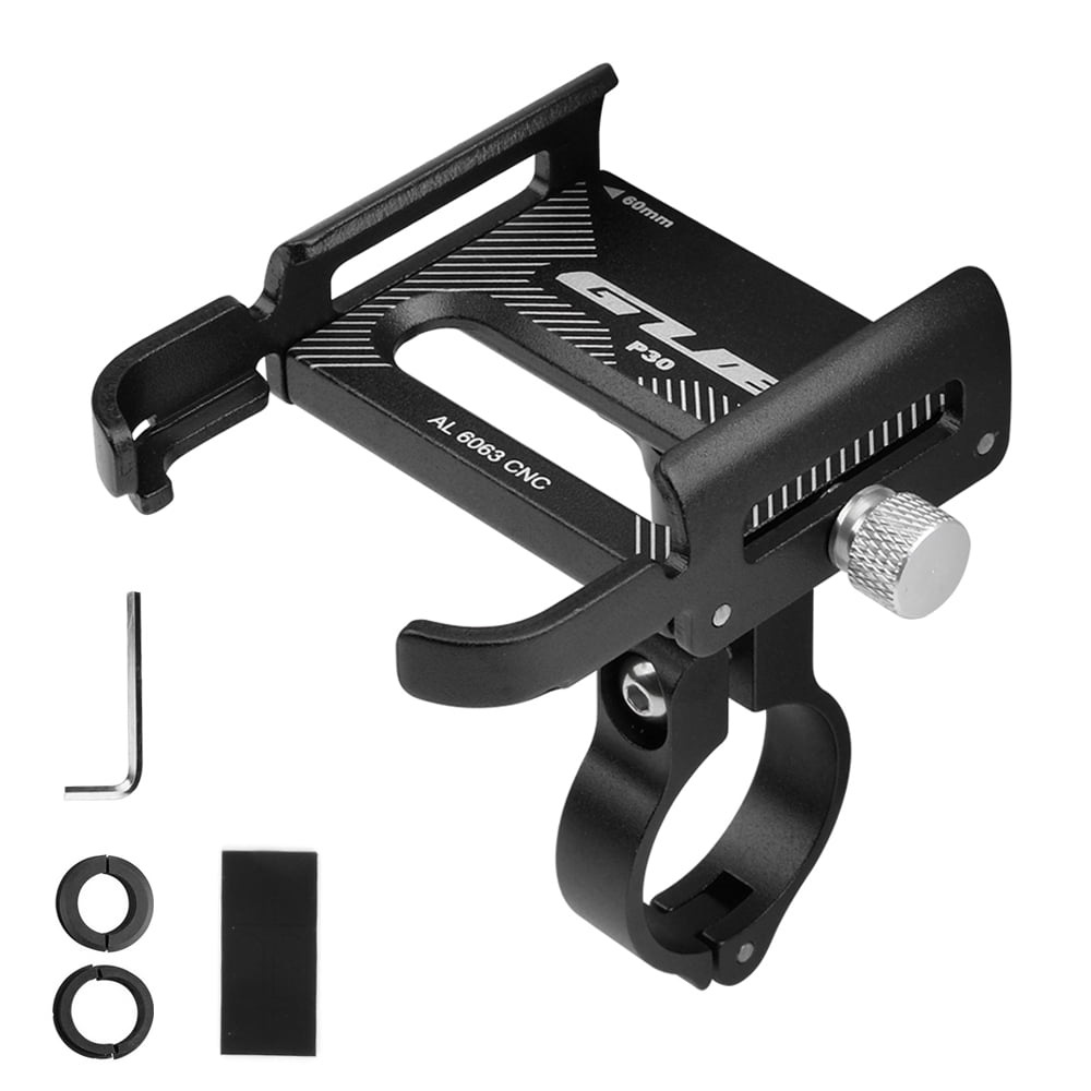 Aluminum Bike Phone Holder 360 Degree Rotating Adjustable Slip