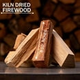 thumbnail image 3 of Kiln-Dried Hickory Firewood – 1100 Cu. In. (16–18 Logs, 8"x2.5") –Cooking Wood, Ideal for Solo Stoves, Grilling, Smoking, and Firepits., 3 of 6