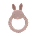 thumbnail image 1 of Juguete Para La Dentición Del Bebé, Mordedor De Conejito Para Bebés De 3 A 12 Meses, Color Rosa Claro., 1 of 9