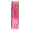thumbnail image 3 of Offray Ribbon, Hot Pink 5/8 inch Kendra Sheer Ribbon, 9 feet, 3 of 9