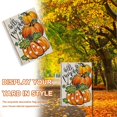 thumbnail image 4 of Fall Hello Pumpkin Patch Decorative Garden Flag, Autumn Polka Dots Farmhouse Seasonal Yard Outside Decorations, Thanksgiving Rustic Outdoor Small Home Decor Double Sided 12 x 18, 4 of 6