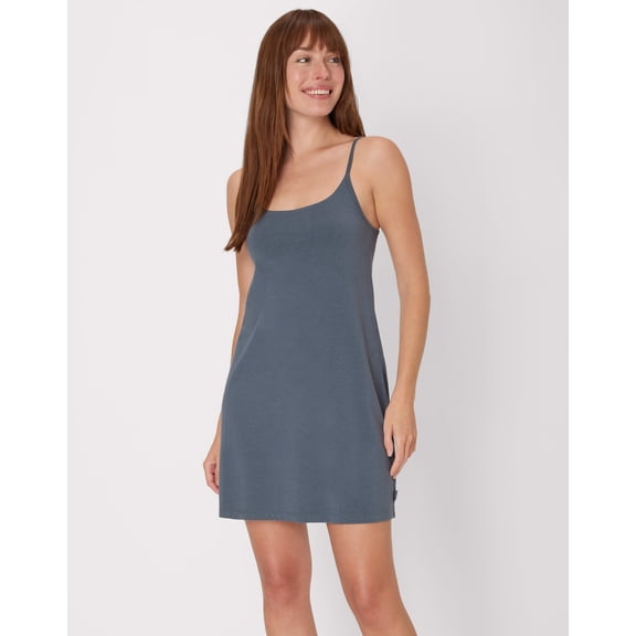 Hanes Originals Women’s SuperSoft Comfywear Sleep Slip Dress Stargazer Grey XL