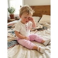 thumbnail image 6 of BemeyourBBs Newborn Baby Boy Girl Summer Clothes Cotton Linen Outfit Casual Button Crew Neck Short Sleeve Romper Plaid Pants 2 Pcs Set, 6 of 9
