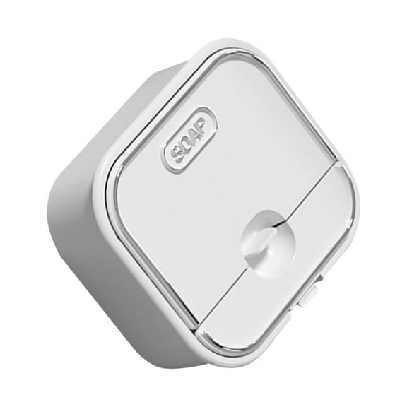 LABSERRON Bathroom Soap Dish 1Pcs Wall Mounted Draining Capacity White PP Material