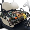thumbnail image 2 of FKELYI Golf Cart Accessories Portable Golf Cart Seat Cover Cushion Protector Sunflower Highland Cow American Tribal Print Foldable Carts Cushion Towel Blanket for EZGO Yamaha Carts, 2 of 7