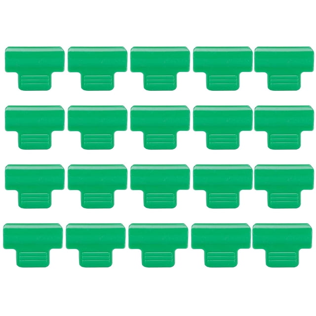 20 piezas abrazaderas de película cubierta de plástico para plantas de invernadero hebilla de película Clip suministros de jardinería 2,0x1,4x0,8 pulgadas JAMW Sencillez