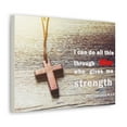 thumbnail image 2 of Scripture Walls Gives Me Strength Philippians 4:13 Bible Verse Canvas Christian Wall Art Bible Verse Print Ready To Hang Unframed, 2 of 18