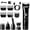 Black, variant on Venoro Cordless 5-in-1 Electric Shaver& Trimmer Hair Clippers T-Blade Beard Trimmer LED