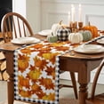 thumbnail image 3 of Fall Pumpkin Table Runner, Autumn Thanksgiving Kitchen Dining Table Decoration for Home Party Decor 13x120 Inches, 3 of 9