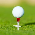 thumbnail image 1 of Soporte de bola de tee de golf ajustable Altura ajustable Materiales duraderos Marcador de bola premium para campo de prácticas Entrenamiento Mujeres Rojo DYNWAVEMX Soporte de golf, 1 of 8