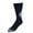 Navy Blue, variant on Circle Patch Mid-Calf Premium Novelty Dress Socks (1 Pair) (Men)
