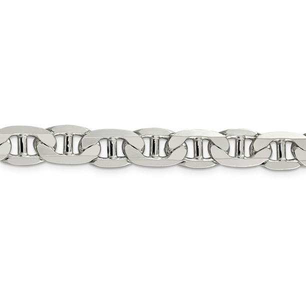 シルバー925 Anchor chain bracelet 925 Sterling Silver 9.5mm Anchor Chain Bracelet - Walmart.ca