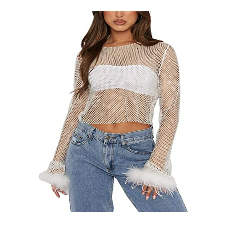 Women Ladies Ribbed Cropped Not See Through Thick Material 3/4