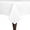 White, variant on Ultimate Textile (3 Pack) Cotton-feel 90 x 90-Inch Square Tablecloth - for Wedding and Banquet, Hotel or Home Fine Dining use, Gold