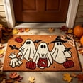 thumbnail image 2 of 35.4x23.6 Inch Ghost Dog Pumpkin Coir Doormat, Spooky Seasonal Fall Halloween Outdoor Welcome Rug, Versatile Durable Home Porch Non Slip Decorative Entrance Mat Gift, 2 of 8