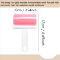 thumbnail image 4 of 2X Quitapelusas Lavable Ropa Pelo Pegajoso Rodillo Reutilizable Portátil Removedor de Pelo para Mascotas Rodillo Pegajoso, Rosa, 4 of 10