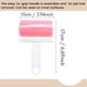 thumbnail image 4 of 2X Quitapelusas Lavable Ropa Pelo Pegajoso Rodillo Reutilizable Portátil Removedor de Pelo para Mascotas Rodillo Pegajoso, Rosa, 4 of 5