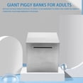 thumbnail image 5 of Safe Piggy Bank Made of Stainless Steel,Safe Box Money Savings for Kids,Can Only Save the That Cannot Be Taken Out, 5 of 6