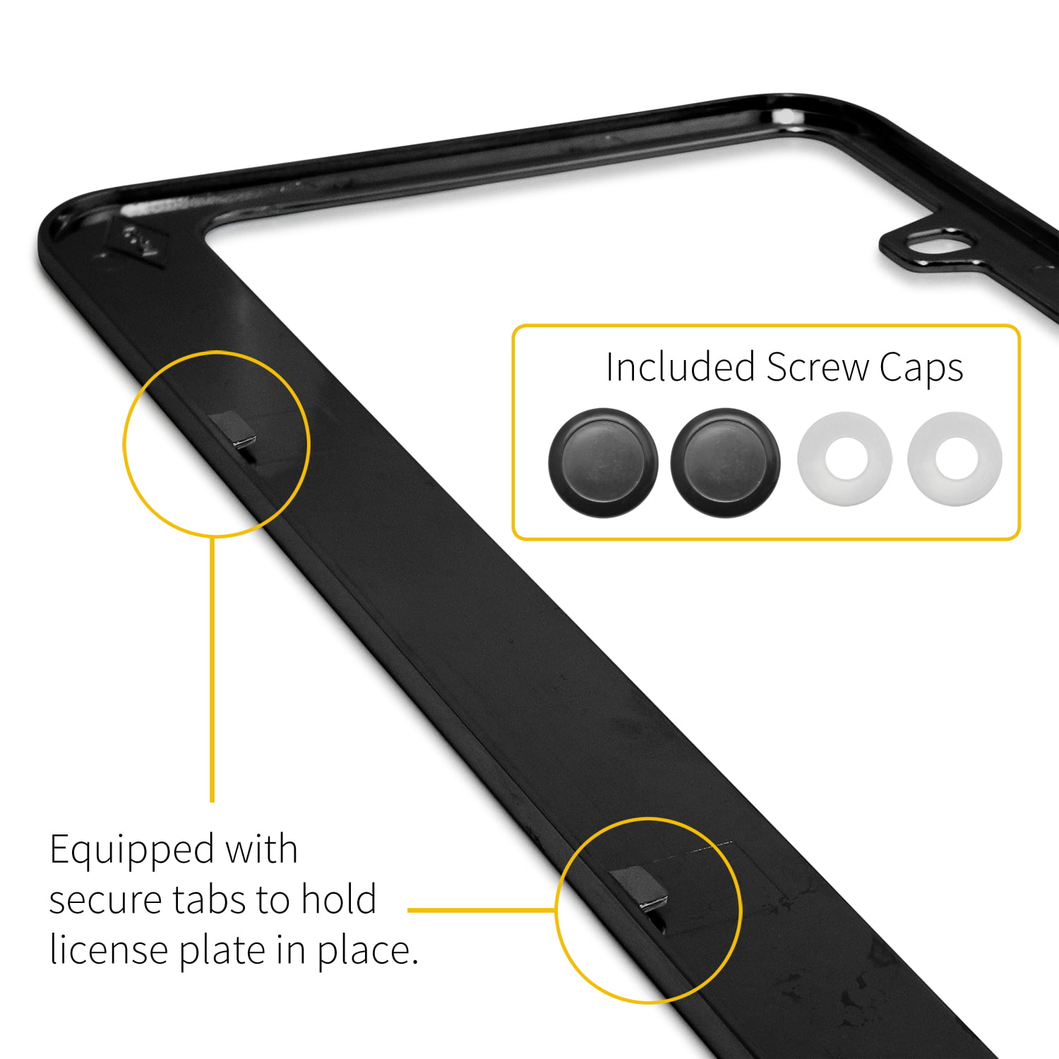 Details about   Honda Odyssey Black Real 3K Carbon Fiber Finish ABS Plastic License Plate Frame 