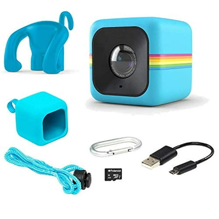 Polaroid Cube Act II – HD 1080p Mountable Weather-Resistant Lifestyle Action Video Camera & 6MP Still Camera w/ Image Stabilization, Sound Recording, Low Light Capability & Other Updated (Best Action Camera With Image Stabilization)