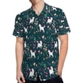thumbnail image 4 of High Quality Hawaiian Shirts for Men Short Sleeve Aloha Beach Shirt Floral Summer Casual Button Down Shirts Blouses SHYALX, 4 of 7