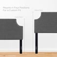 thumbnail image 6 of Modway Laura Twin Upholstered Fabric Headboard in Gray, 6 of 7