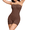 Brown, variant on Women's Seamless Removable Strapless Shapewear Rompers with Built-in Bra Butt Lifting Tummy Control Full Body Shapewear Bodysuit