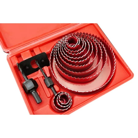 

Woodworking Hole Opener Set 13 Sets For Pvc / Wood / Plasterboard 19Mm ~ 127Mm Depth: 20Mm