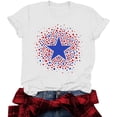 thumbnail image 6 of Women 4th of July Shirts American Flag T-Shirt Patriotic Graphic Tees Casual Summer Tops, 6 of 6