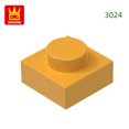 thumbnail image 1 of 588Pcs/Lot 3024 1x1 Short 1-Hole Building Blocks Classic Base Parts Compatible with Bricks Children Toys Assembly Gift Box 66.Pearl Gold about 588pcs, 1 of 6