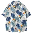 thumbnail image 1 of Camisa casual de manga corta regular para hombre, camisas vintage, camisa de playa estampada, top de verano, 1 of 6