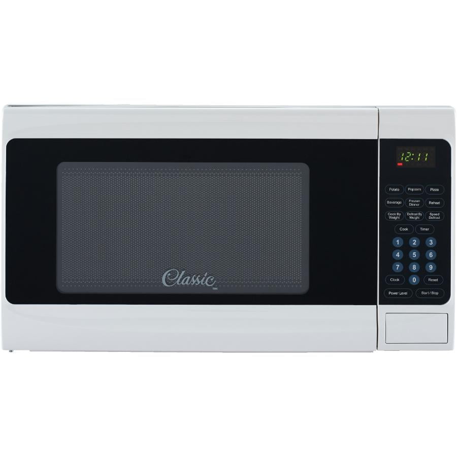 700 Watt .7 Cu.Ft. White Countertop Microwave Oven Walmart Canada