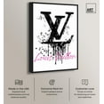 thumbnail image 2 of Doll Memories - Louis Drip Canvas Fashion Wall Art by Art Remedy, Black Frame, 16 x 24, 2 of 7
