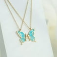 thumbnail image 3 of Matching Butterfly Mother Daughter Necklace Set for 2 Mother's Day Valentine's Day Christmas Thanksgiving Birthday Gift for Women, 3 of 7