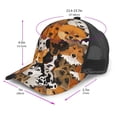thumbnail image 2 of Disketp Dogs Different Breeds Print Trucker Hat Men Women - Mesh Baseball SnapBack Cap, 2 of 7