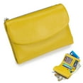 thumbnail image 2 of Leather Purse For Women RFID Blocking Soft Cowhide Compact Wallet Stylish Small Handbag Spacious Organizer Secure Durable, 2 of 4