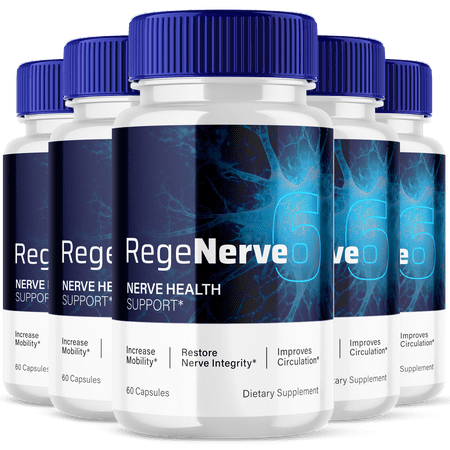 RegeNerve 6 Advanced Formula Pills Regen Nerve 6 Health Support 300 Capsules