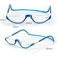 thumbnail image 5 of 3 Pack Magnetic Reading Glasses for Men & Women - Adjustable Temple Computer Readers-Reading Glasses with Neck Strap, Magnet Reading Glasses Men, 5 of 9