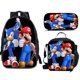 thumbnail image 1 of 【en stock】Sonic Hedgehog Cartoon Schoolbag Set Anime Mochila + Crossbody Bag + Estuche Para Lápices, 1 of 4