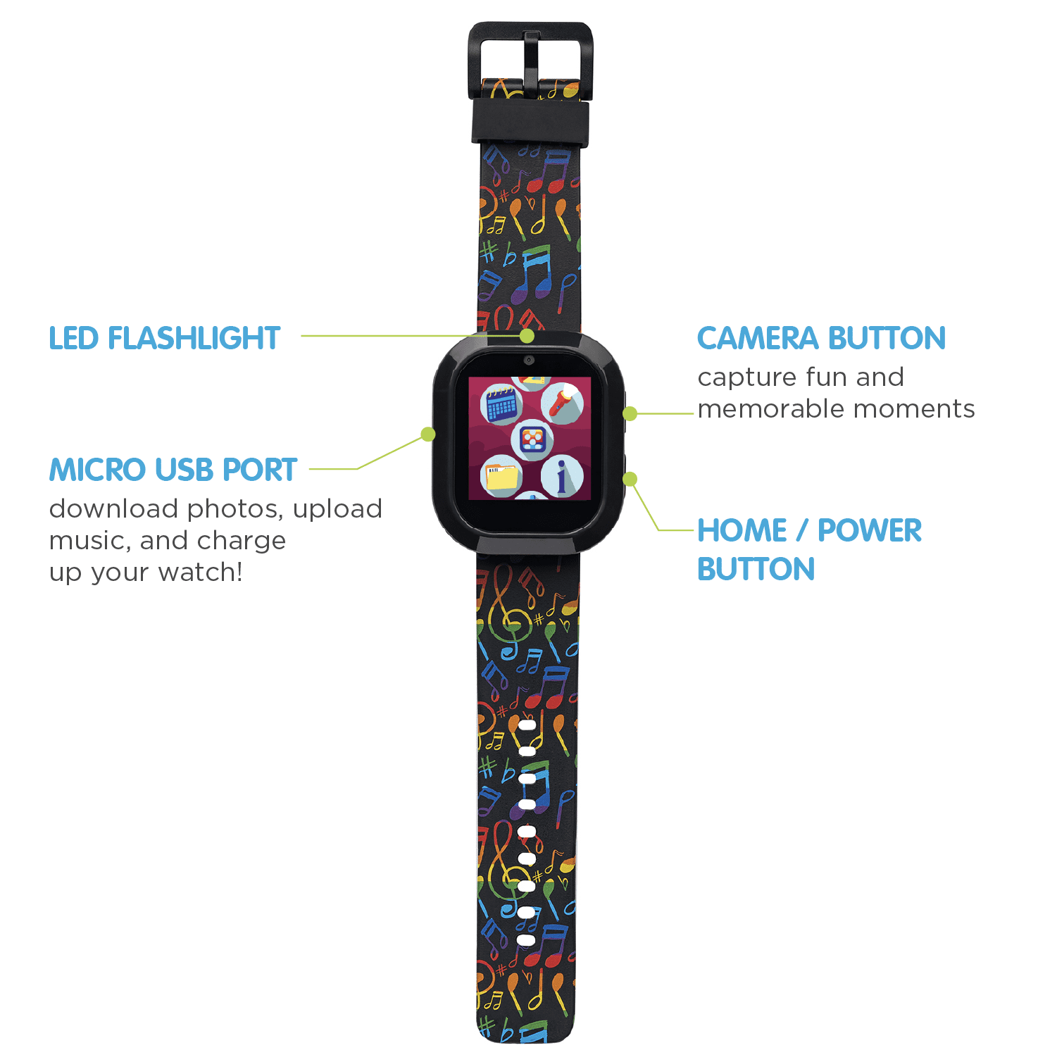 Bluetooth Speaker Itech Junior Kids Smart Watch And Bluetooth