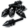 thumbnail image 1 of Krator Black Motorcycle Spike Bolt Screw Fairings 6pcs Compatible with Polaris Ranger 2x4 4x4 6x6 800 RZR EV, 1 of 4