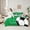 Black White Green, variant on Manfei Football Soccer 7-Piece Bedding Comforter Set for Teens Boys Girls,Ball Gamer King Bedding Sets,Sport Theme Ultra Soft Bed Sheets,Breathable Home Decor,Reversible