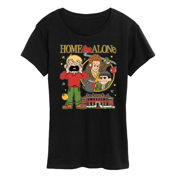 Home Alone - Collage - Women's Short Sleeve Graphic T-Shirt