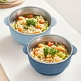 thumbnail image 5 of Feeding Bowl Stainless Steel Double Layer Rice Bowl with Suction Base BPA-Free Soup Bowl Double Handle Food Containers, 5 of 8