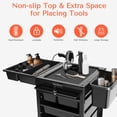 thumbnail image 4 of TASALON Premium Lockable Salon Trolley Cart with Wheels and 6 Drawers & 2 Bucket, 4 of 7